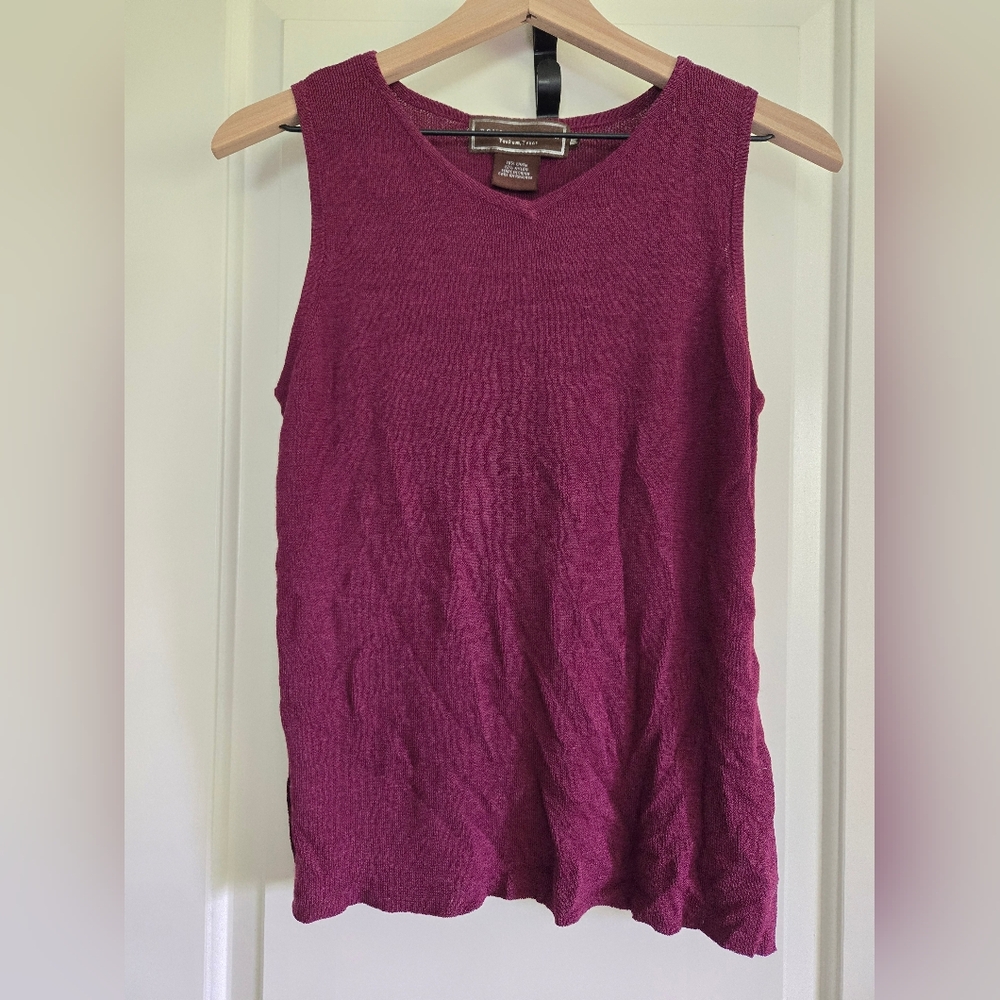 Double D Ranch Yoakum Texas linen tank top